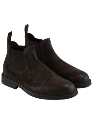 Chelsea-Boot aus Veloursleder