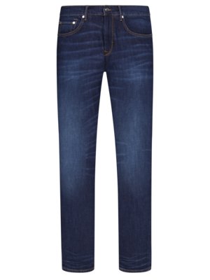 Jeans mit dezenter Waschung mit Stretchanteil, Slim Fit