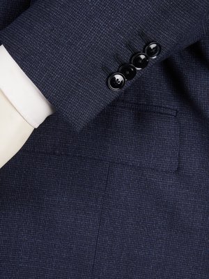 Gefütterter Anzug aus Schurwolle mit Stretchanteil