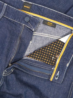 Jeans-Tatum-mit-recycelter-Baumwolle,-Tapered-Fit