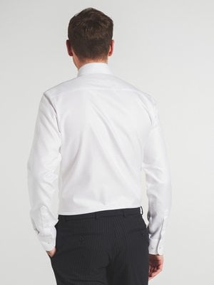 Hemd aus Baumwolle mit feinem Muster, Slim Fit