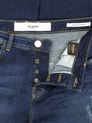 Jeans im Used-Look, U2, Slim Fit