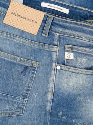 Jeans-in-Distressed-Optik-mit-Stretchanteil,-Slim-Fit