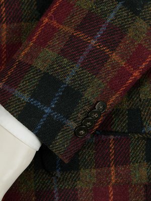 Sakko in Harris Tweed-Qualität mit Tartanmuster