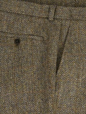 Teilgefütterte Wollhose Mr. Miller in Harris Tweed-Qualität