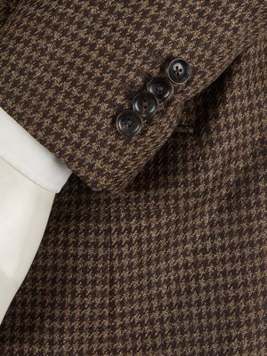 Gefüttertes Sakko in Tweed-Qualität mit Stretchanteil, Modern Fit