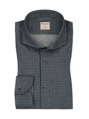 Leichtes Flanell-Hemd in Twill-Qualität, Fitted Body