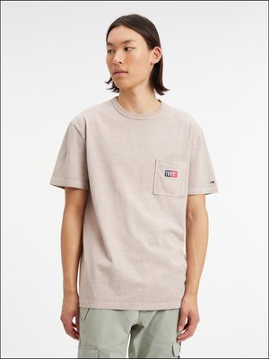 T-Shirt im Baumwoll-Jersey mit Brusttasche 