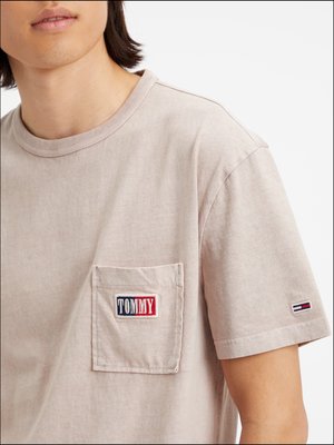 T-Shirt im Baumwoll-Jersey mit Brusttasche 