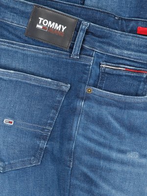 Jeans-Scanton-in-Distressed-Optik-mit-Stretchanteil,-Slim-Fit