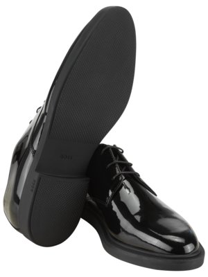 Gala-Schuhe in Derby-Form aus Lackleder