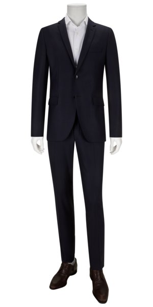 Anzug aus einem Schurwollgemisch mit Stretchanteil, Extra Slim Fit