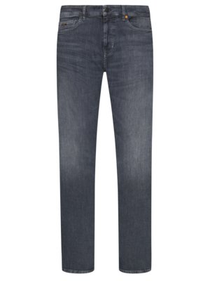 Jeans-in-dezenter-Used-Optik-mit-Stretchanteil,-Slim-Fit