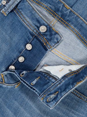 Jeans-Larkee-Beex,-Regular-Fit,-Mid-Waist,-Tapered-Leg