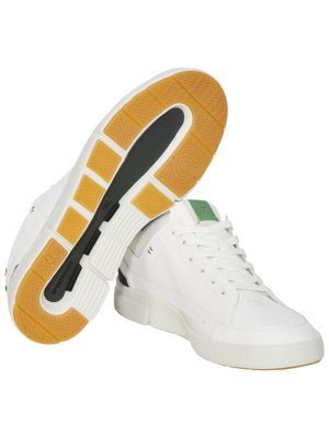 Ultraleichter Leder-Sneaker mit Cloudtec-Sohle und Farb-Akzenten