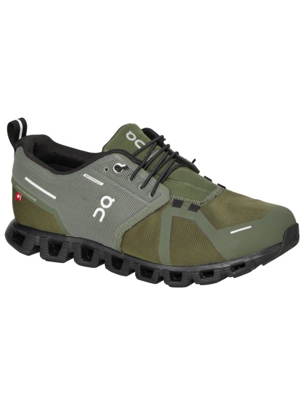 Leichter und wasserfester Trekking-Sneaker mit Cloudtec-Sohle von On in Oliv