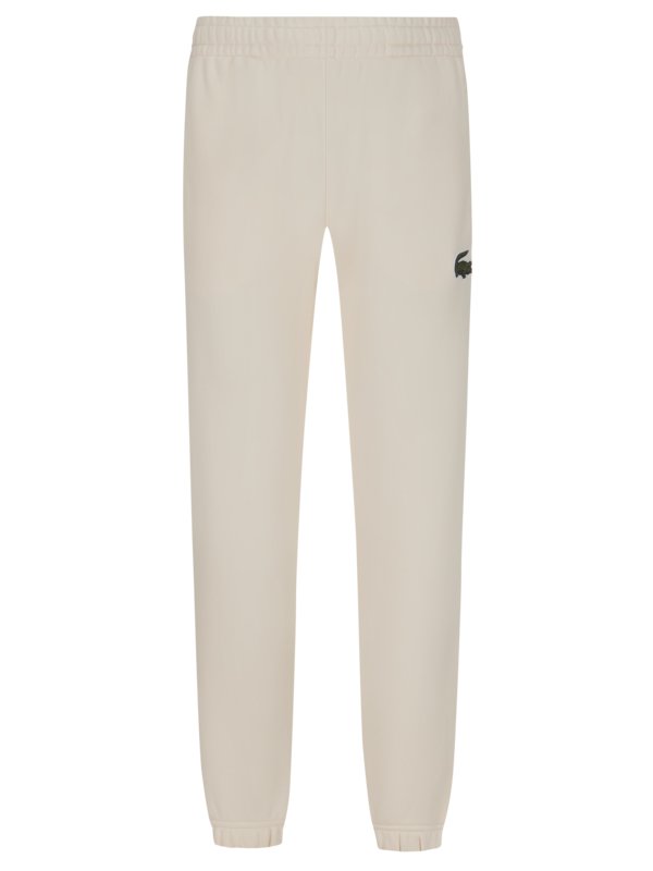 Sweat-Joggpants mit elastischem Beinabschluss von Lacoste in Beige