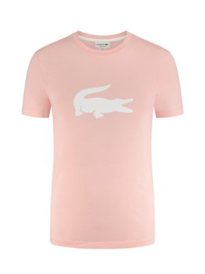 T-Shirt-mit-großem-Krokodil-Print-