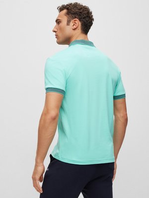 Poloshirt-in-Jersey-Qualität-mit-Kontrastkragen,-Regular-Fit