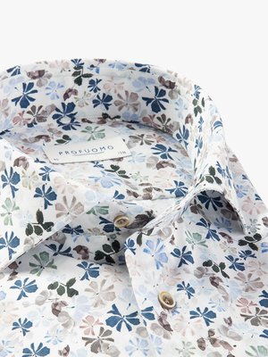 Glattes-Hemd-in-Poepline-Qualität-mit-floralem-Print