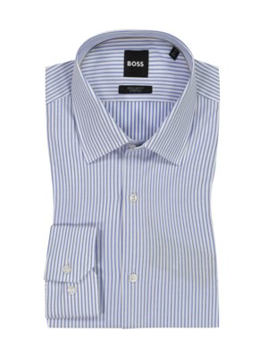Oxford-Hemd-in-Stretch-Qualität-mit-Streifen,-Regular-Fit
