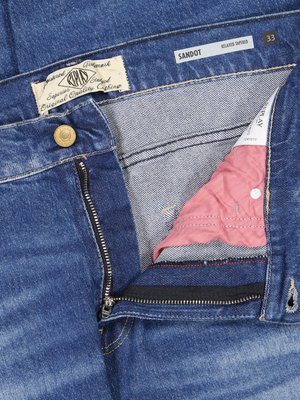 Jeans-Sandot-im-Washed-Look,-Relaxed-Tapered-Fit