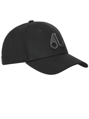 Baseball-Cap mit Metall-Emblem auf Front