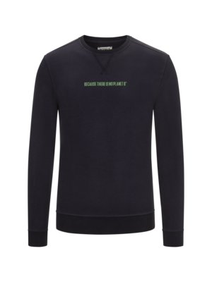 Softes Sweatshirt aus Bio- und recycelter Baumwolle