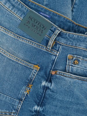Jeans Ralston mit Stetchanteil im Washed-Look, Regular Slim Fit
