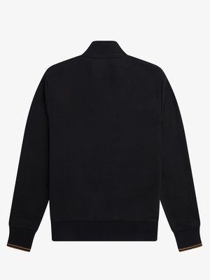 Sweatshirt mit Half-Zip und Kontrast-Streifen