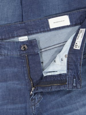 Softe-Jeans-in-Used-Optik-mit-Stretchanteil,-Slim-Fit