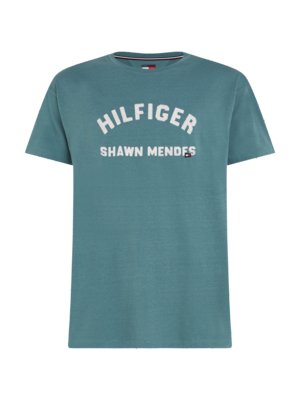 T-Shirt-mit-Label-Stickerei,-Shawn-Mendes-Kollektion