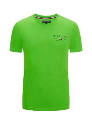 Elastisches-T-Shirt-in-Jersey-Qualität,-Slim-Fit