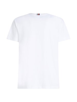 T-Shirt-mit-Monogramm--und-Logo-Stickereien-