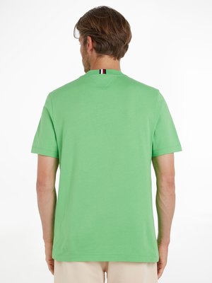 T-Shirt aus Baumwolle mit Monogramm-Stickerei