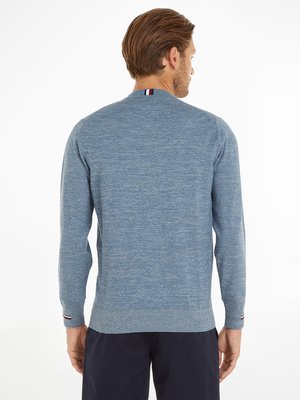 Softer Pullover aus einem Baumwollgemisch mit Logo-Stickerei