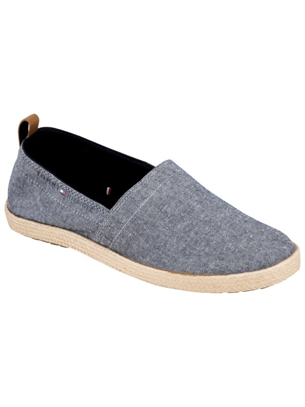 Espandrilles aus Canvas mit Profilsohle von Tommy Hilfiger in Marine