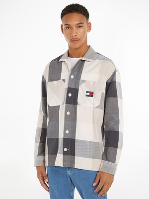 Overshirt-aus-Baumwolle-in-Überkaro-Muster