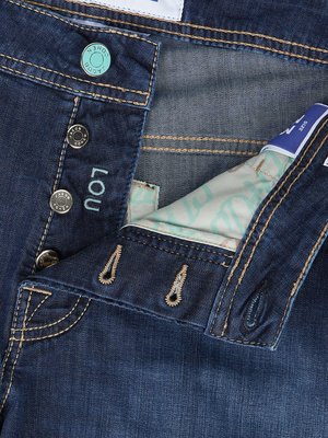 Jeans-Bermudas-in-dezenter-Used-Optik-mit-Strecthanteil
