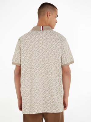 Poloshirt-mit-Monogramm-Print,-Regular-Fit
