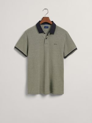 Poloshirt in Piqué-Qualität und Kontrast-Streifen