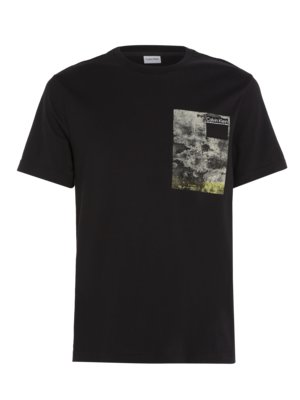 T-Shirt-aus-Baumwolle-mit-Print