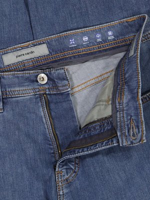 Denim-Jeans-Lyon-mit-dezenter-Waschung,-Futureflex-