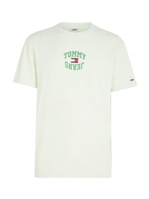 T-Shirt-mit-Label-Front-Print