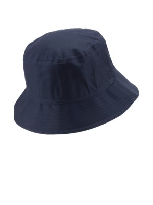 Bucket-Hat-aus-Baumwolle-mit-Label-Schriftzug