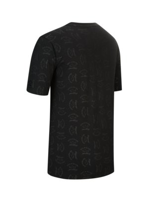 T-Shirt-aus-Baumwolle-im-Allover-Logo-Print-