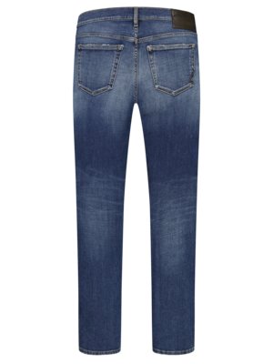 Jeans-Kaden-im-Used-Look,-Slim-Fit-