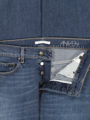 Jeans-Kaden-im-dezenten-Washed-Look,-Slim-Fit-