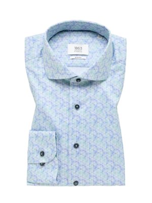 Hemd-aus-Baumwolle-mit-Muster,-modern-fit-