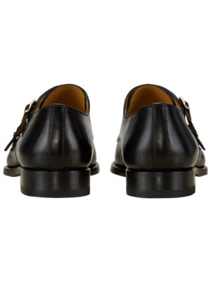 Doppelmonk-Schuhe aus Glattleder